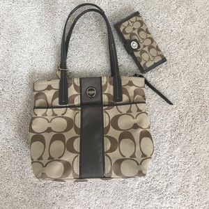 Coach Purse and Matching Wallet